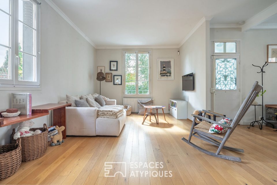 Maison de charme avec jardin en centre-ville de Maisons-Alfort