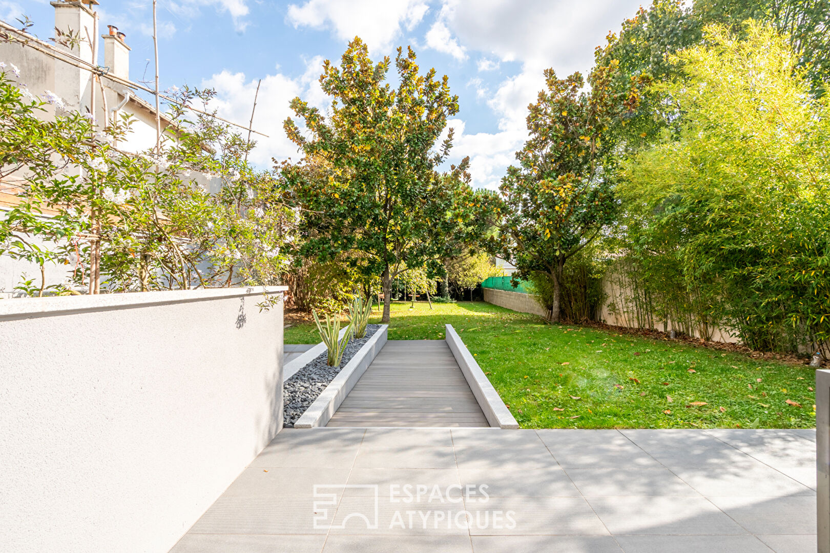 Maison contemporaine avec jardin proche Villejuif