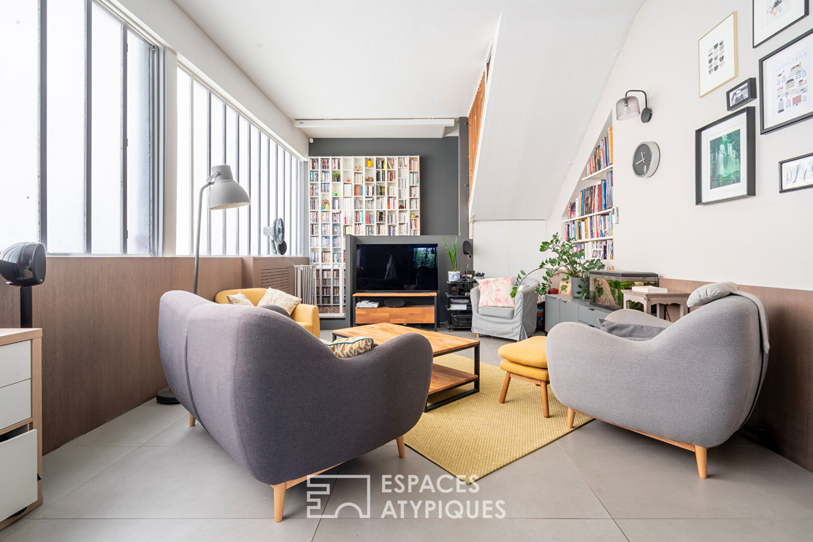 Loft rénové dans un ancien atelier de boulanger