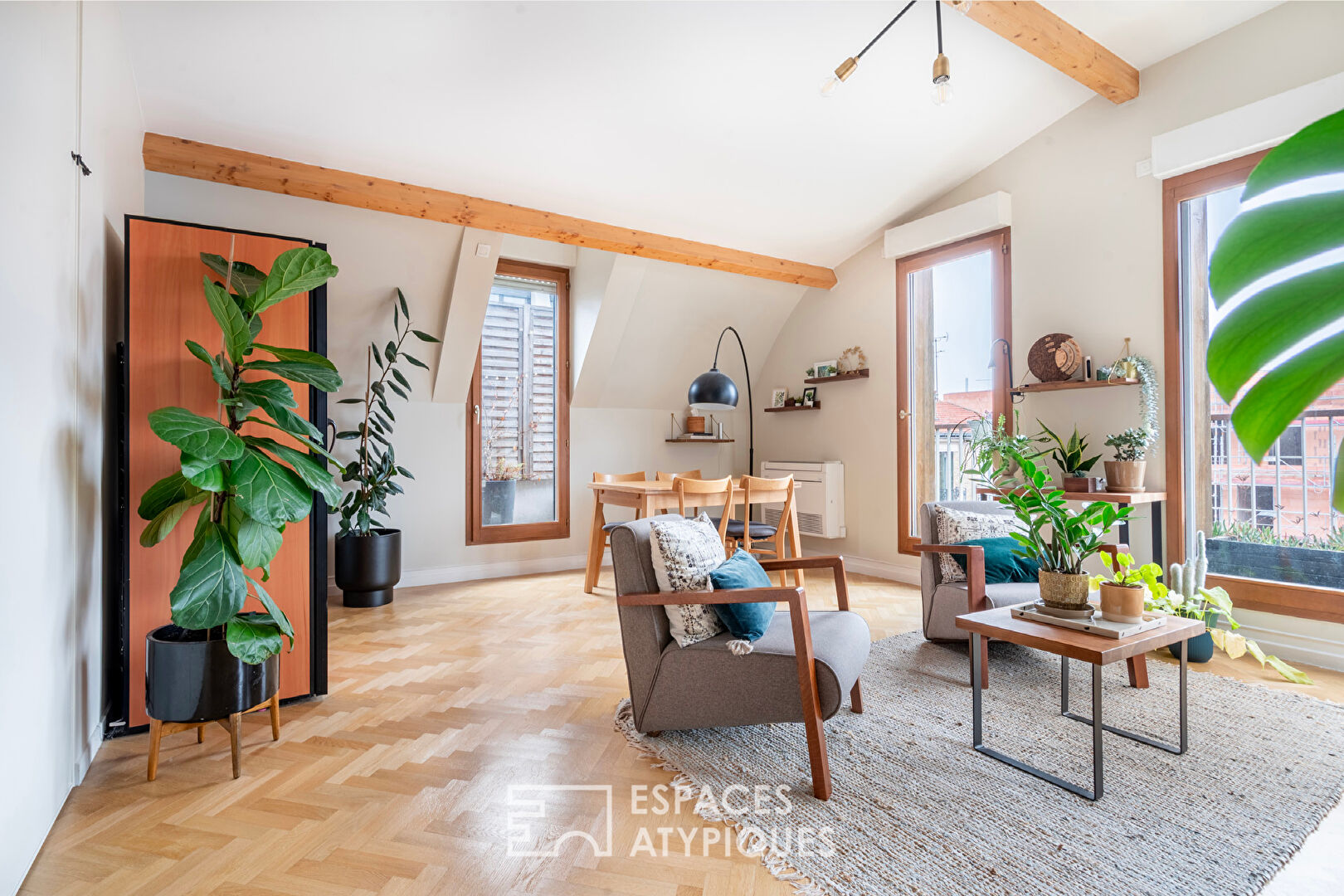 Duplex en dernier étage avec terrasse panoramique