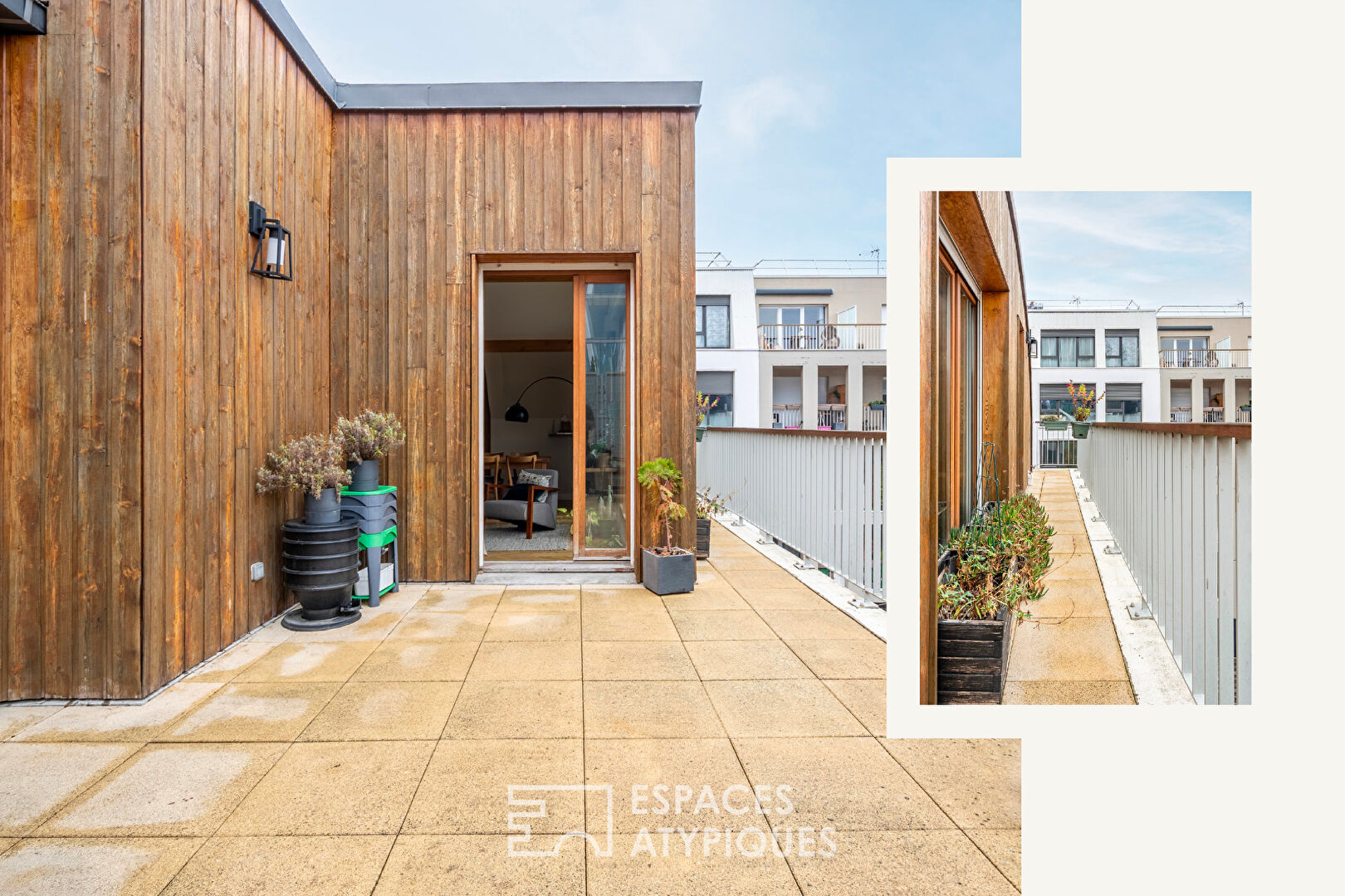 Duplex en dernier étage avec terrasse panoramique