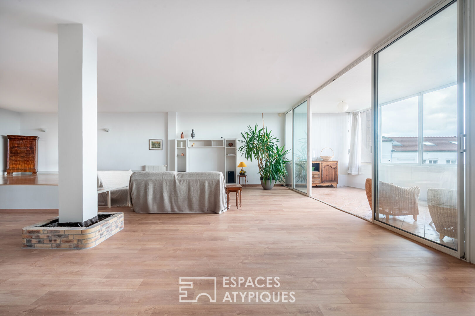 Loft de plain pied à réinterpréter