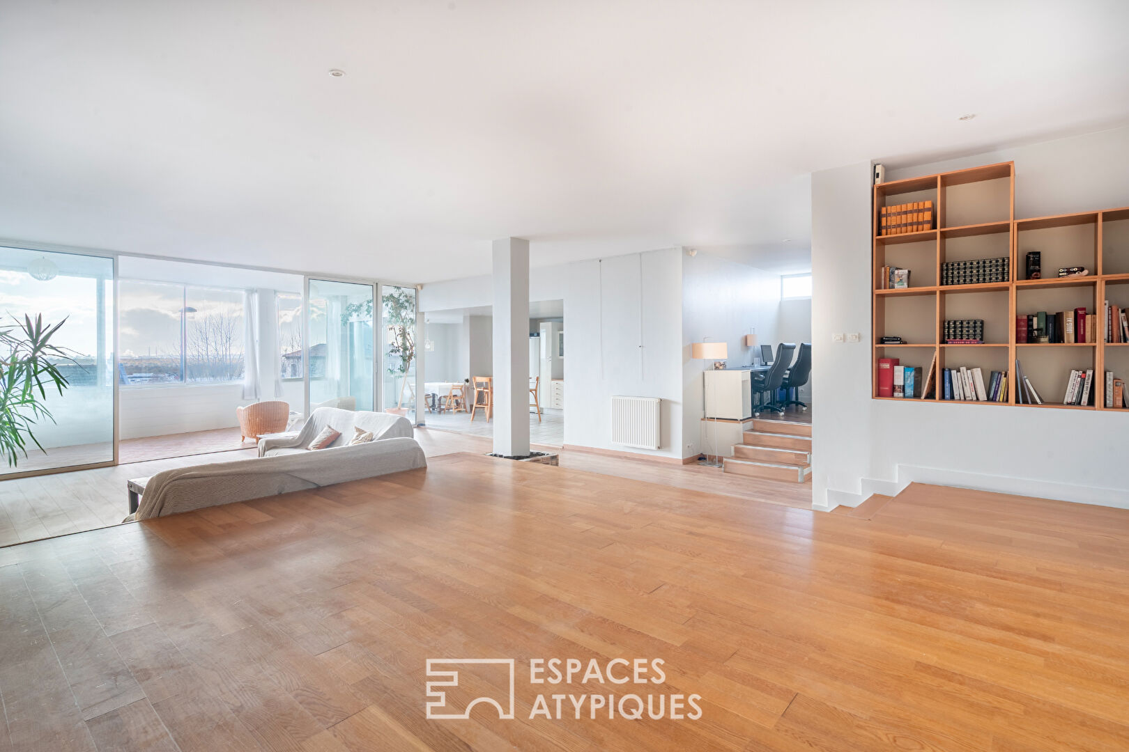 Loft de plain pied à réinterpréter