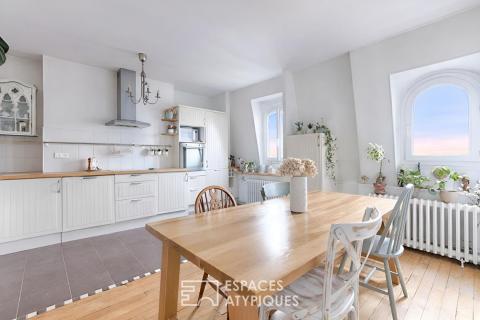 Dernier étage traversant avec vue sur le Bois de Vincennes