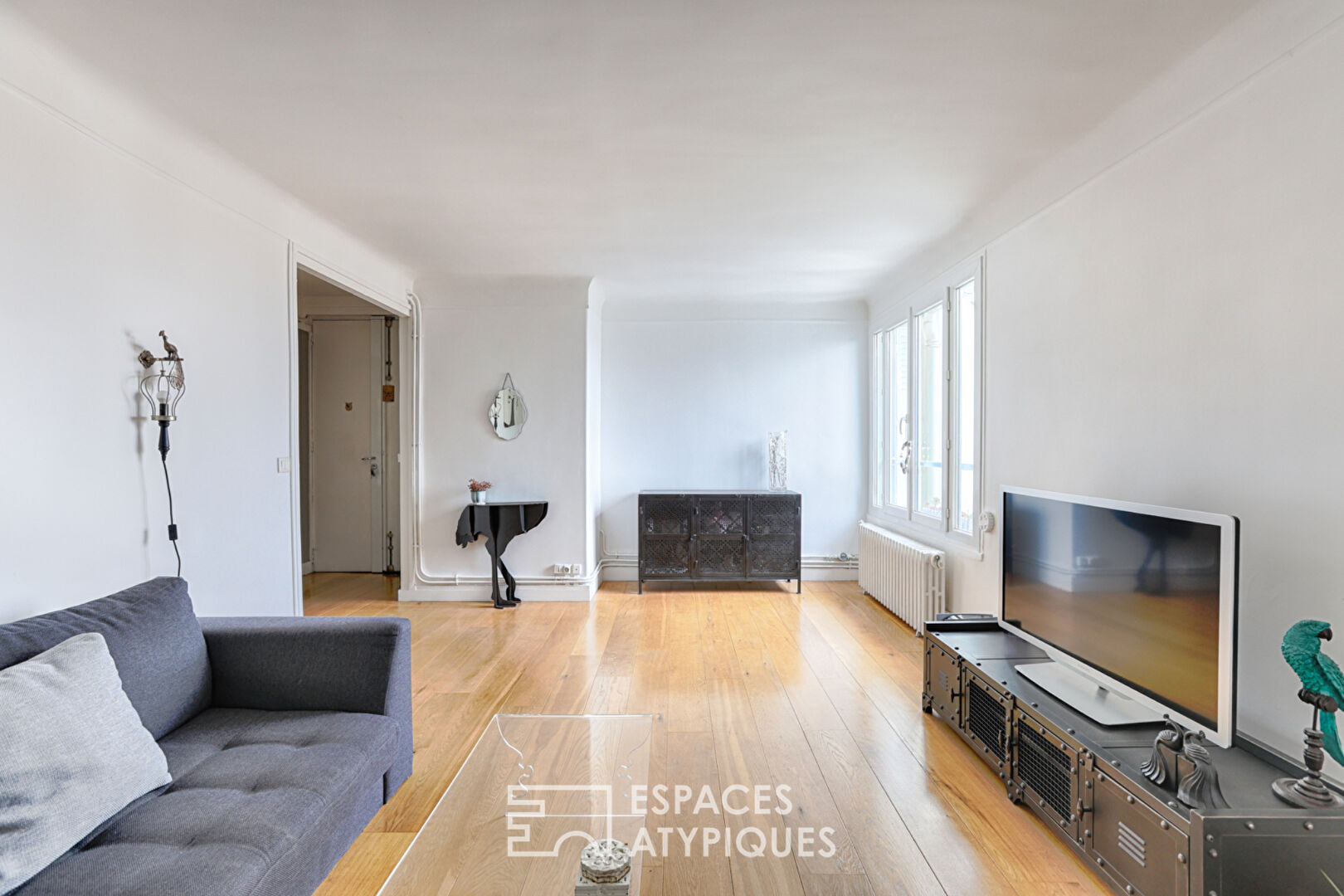 Dernier étage traversant avec vue sur le Bois de Vincennes