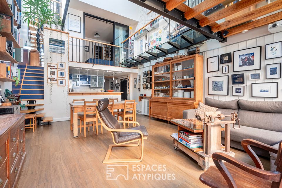 Loft en multiplex au sein de l'ancienne manufacture des oeillets