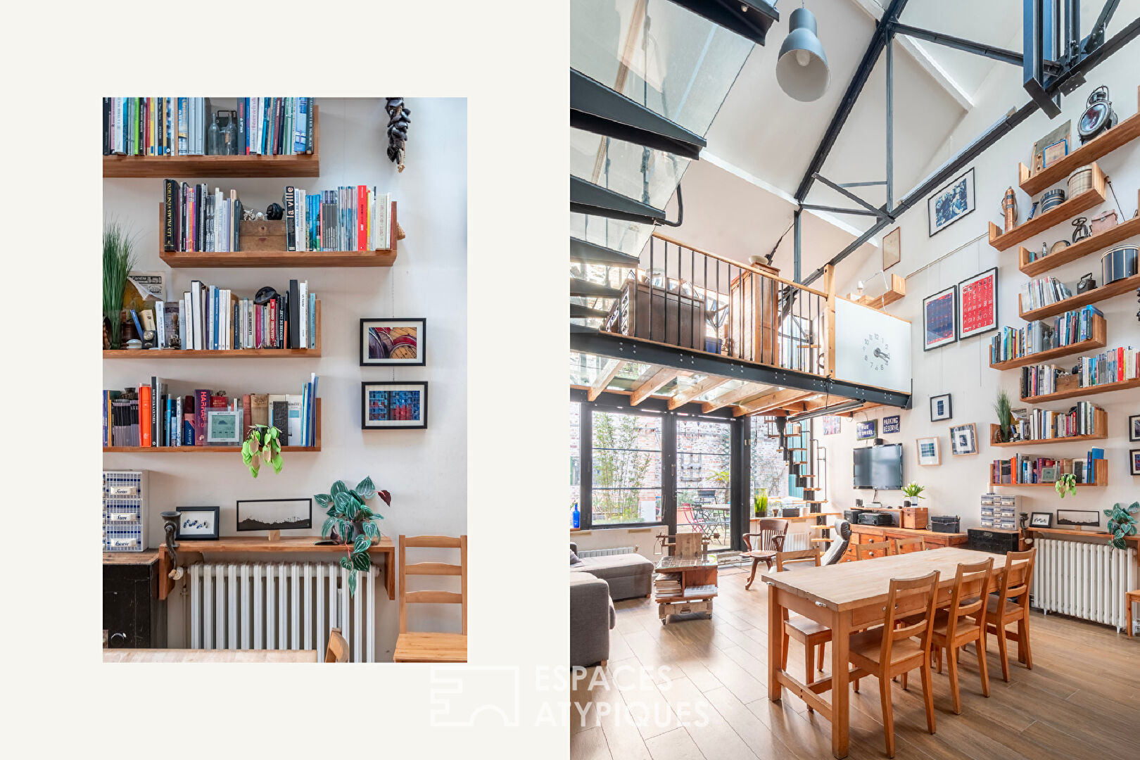 Loft en multiplex au sein de l&rsquo;ancienne manufacture des oeillets