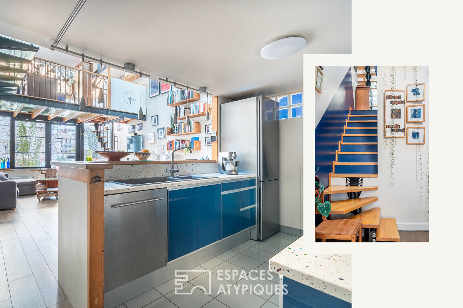 Loft en multiplex au sein de l&rsquo;ancienne manufacture des oeillets