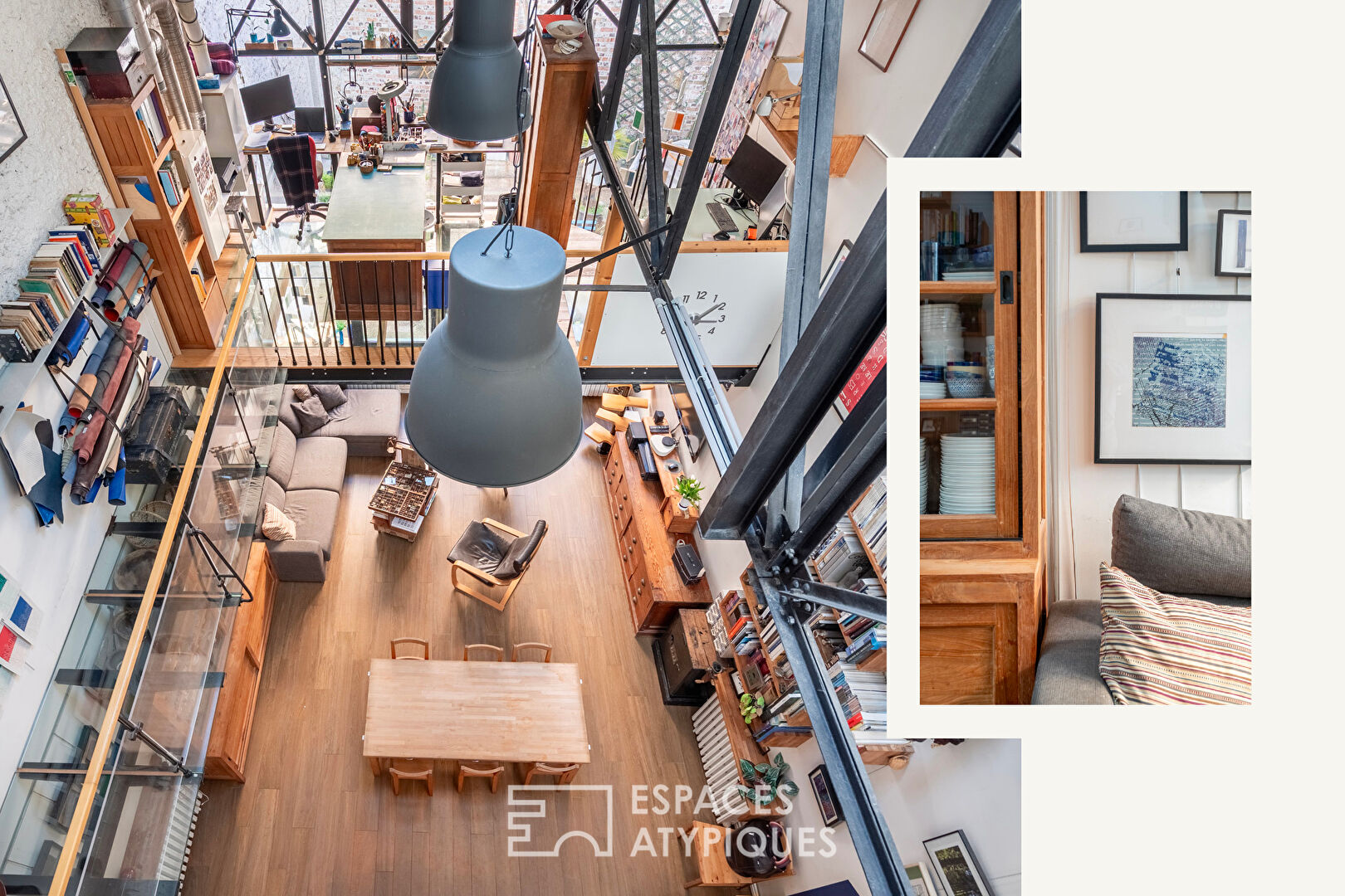 Loft en multiplex au sein de l&rsquo;ancienne manufacture des oeillets