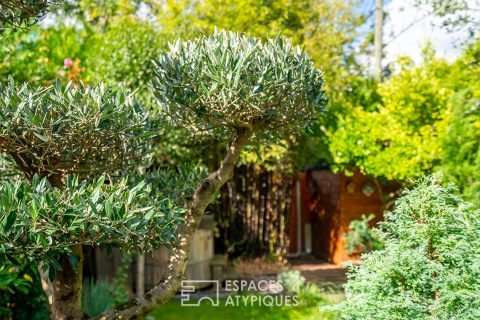 Maison sur une île avec berge privative