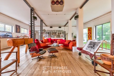 Atelier industriel aménagé en Loft familial