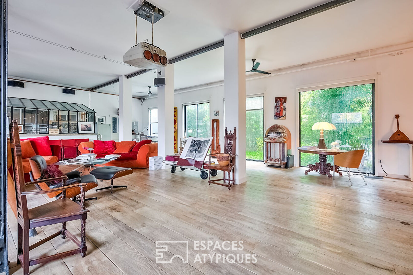 Atelier industriel aménagé en Loft familial