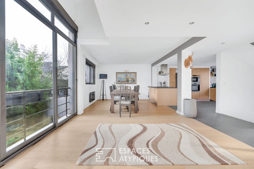 Maison familiale avec jardin et bureau indépendant dans le quartier des Fleurs