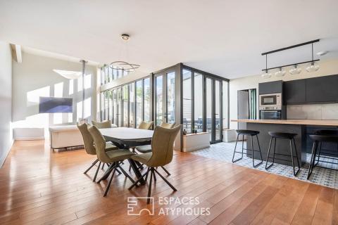 Maison esprit loft avec terrasse au calme d&rsquo;une impasse