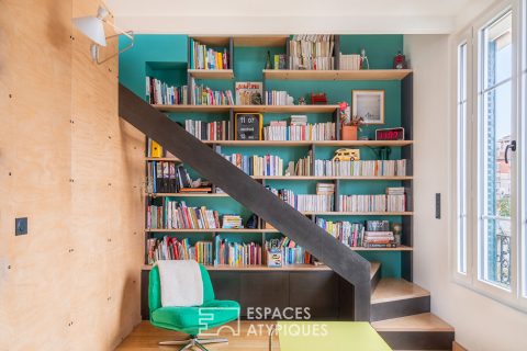 Appartement duplex d&rsquo;architecte avec atelier et jardin partagé au quartier des Fleurs