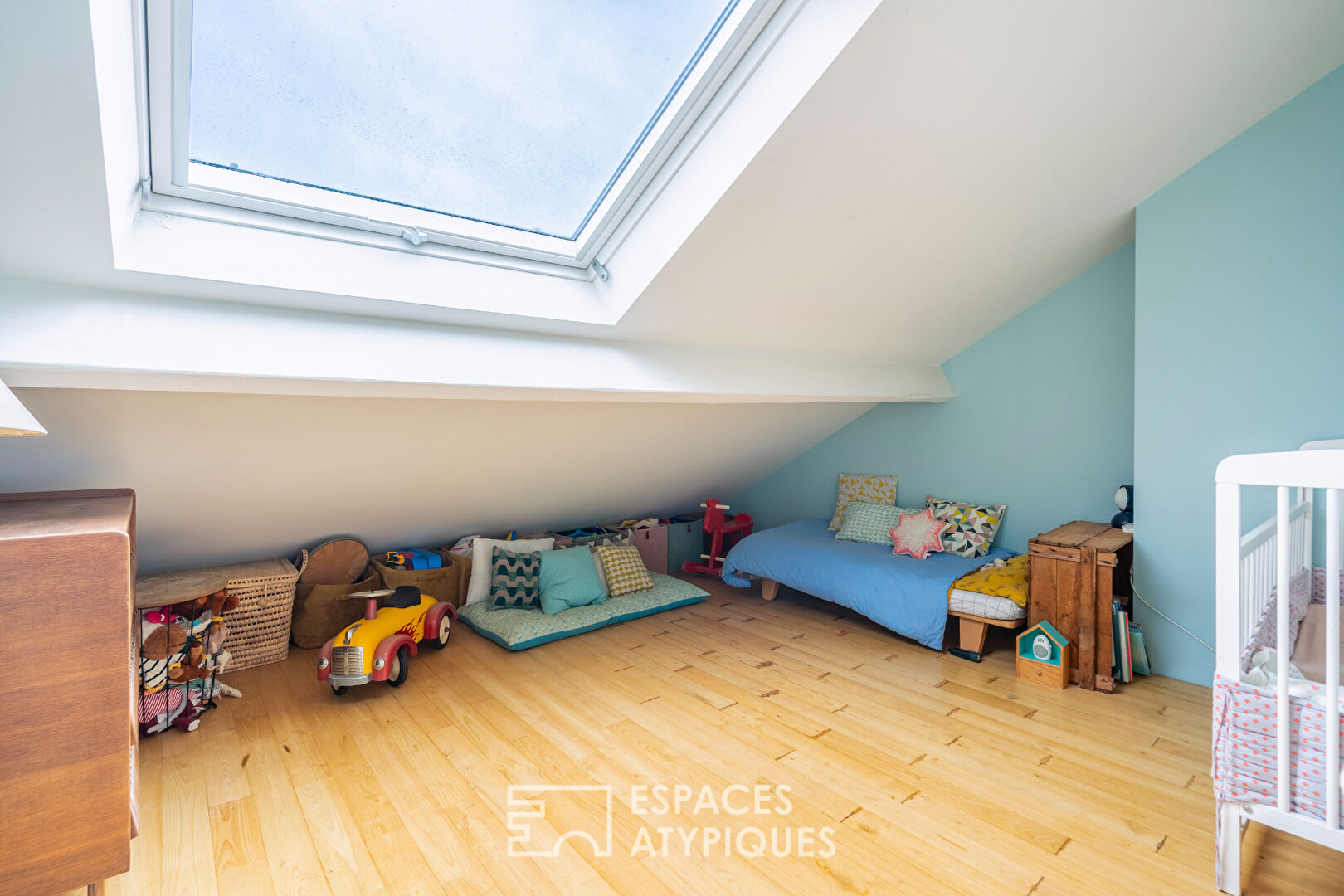 Appartement duplex d&rsquo;architecte avec atelier et jardin partagé au quartier des Fleurs