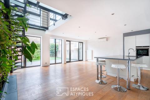 Loft en duplex avec terrasse et jardin