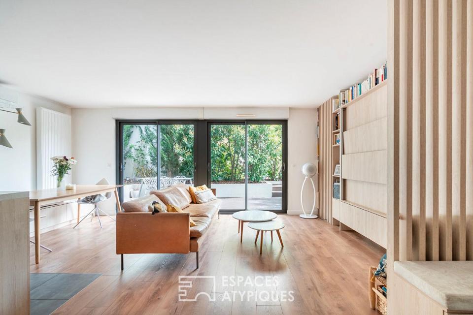 Maison contemporaine avec jardin au coeur de Créteil village