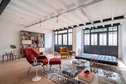Loft en duplex avec jardin privatif en coeur de ville