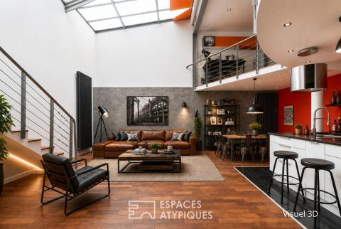 Loft avec verrière