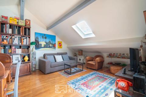 Appartement sous les toits en centre ville