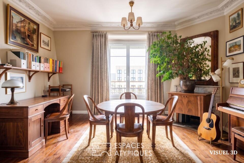 Appartement au dernier étage avec vue dégagée
