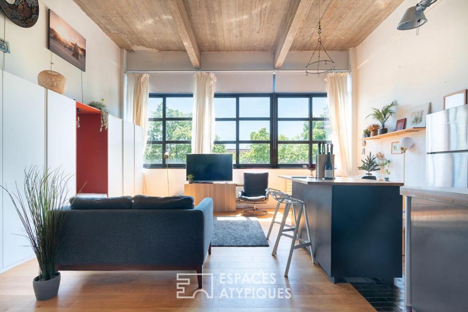 Loft lumineux proche métro et commerces au Charentonneau