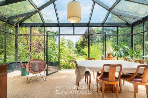 Maison avec véranda et parc arboré sur l&rsquo;île Fanac