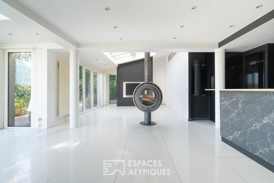 Maison d'architecte sur les bords de Marne