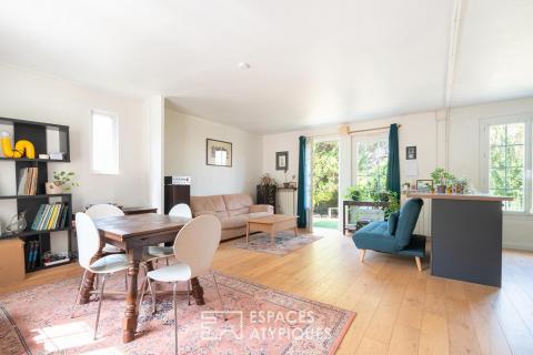 Maison de plain pied avec jardin arboré de 1400m²