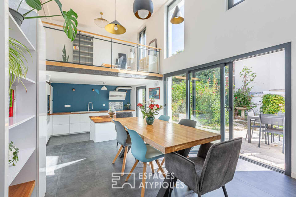 Maison contemporaine et familiale avec jardin aux portes de Paris