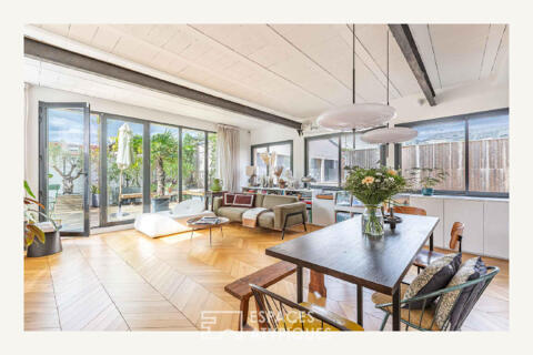 Appartement d&rsquo;architecte avec terrasse arborée
