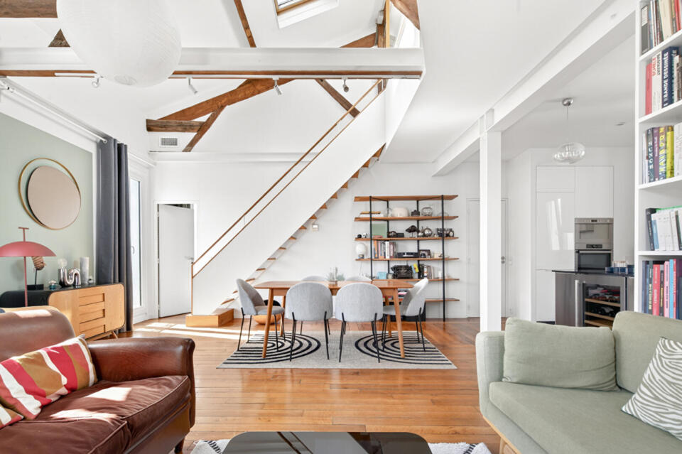 Duplex d'architecte en dernier étage