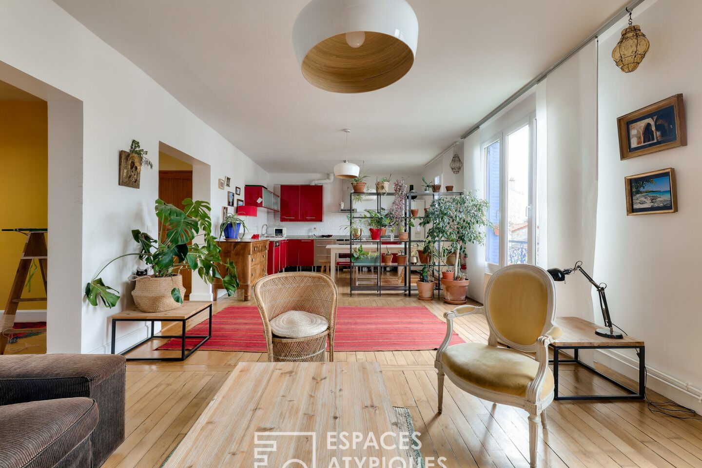 Duplex en dernier étage avec vue