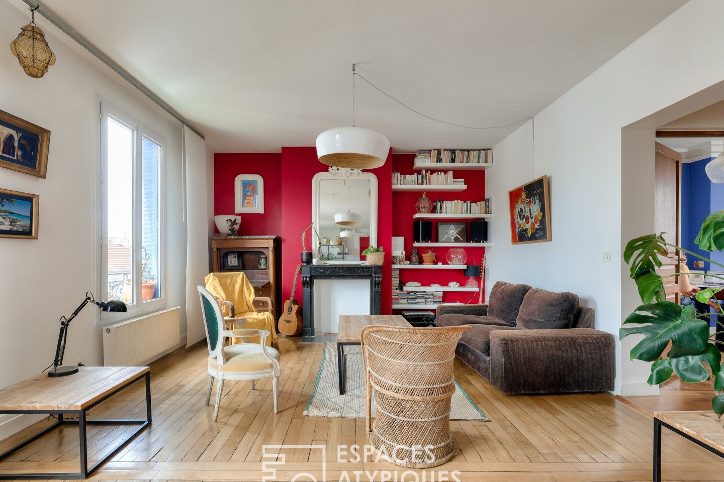 Duplex en dernier étage avec vue