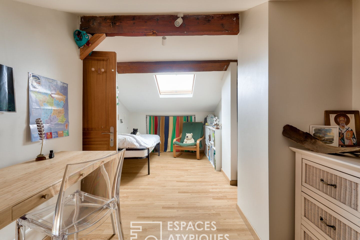 Duplex en dernier étage avec vue