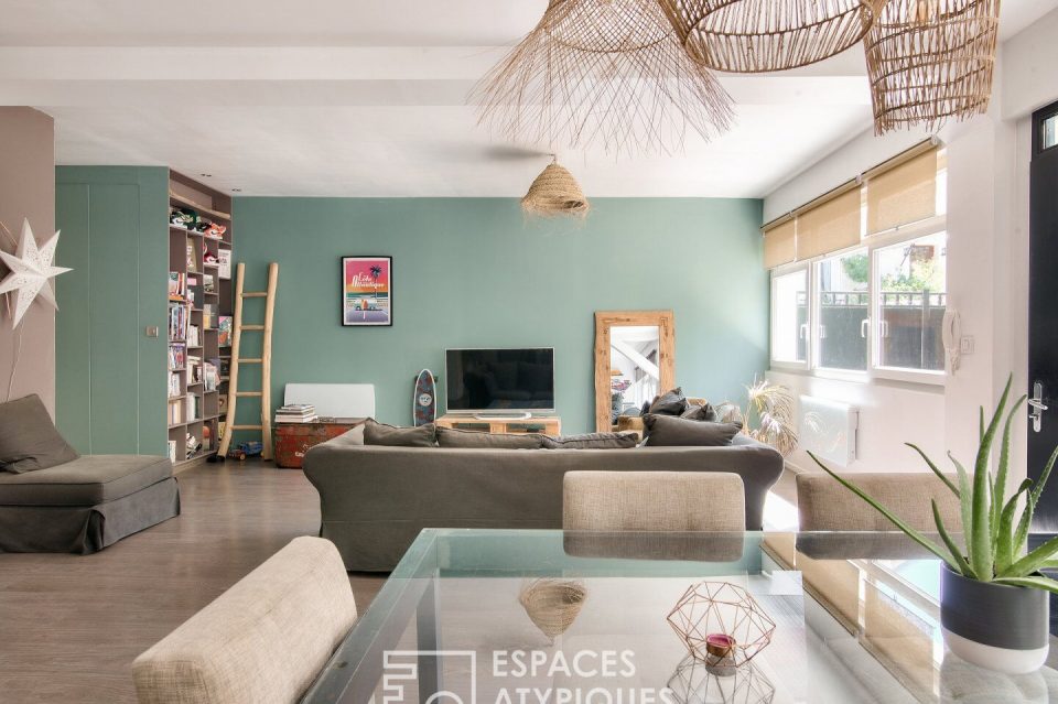 Loft en Duplex et sa cour privée