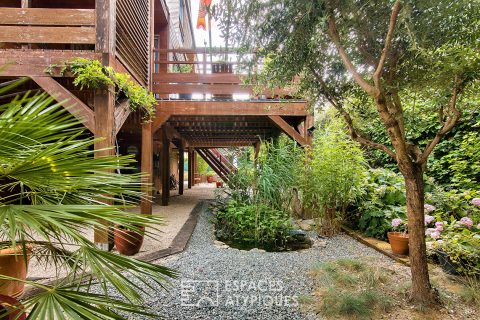 Maison contemporaine en bois à deux pas des Bords de Marne