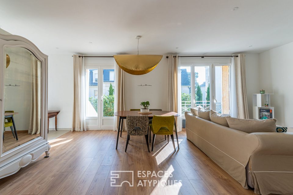 Appartement en centre ville avec jardin privatif