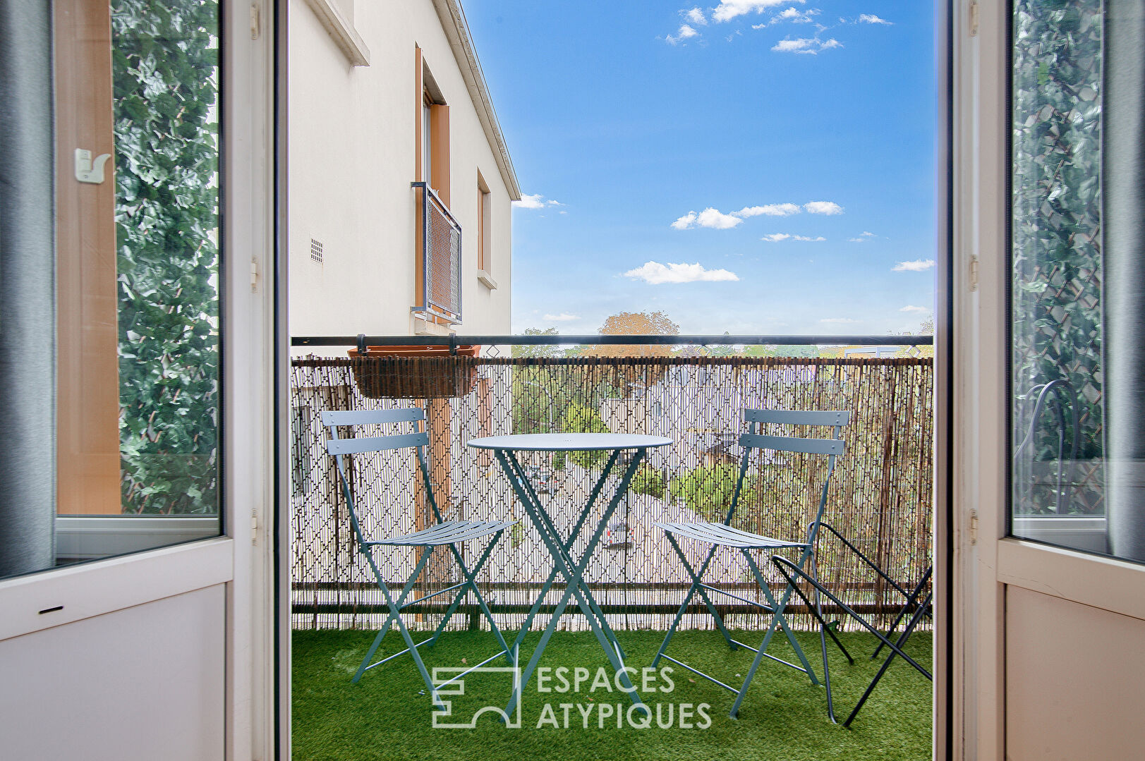 Apartment with balcony and open view