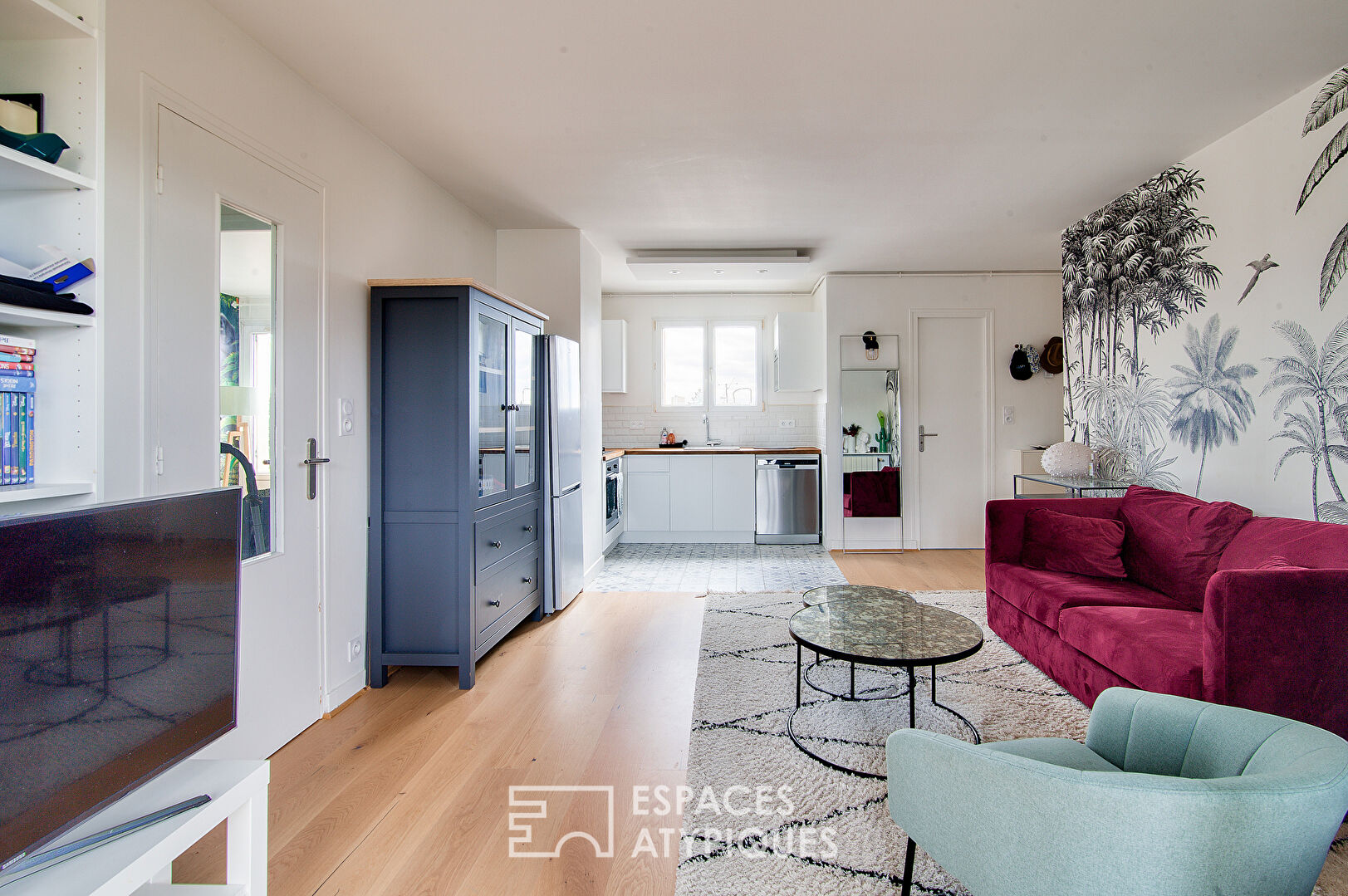 Apartment with balcony and open view