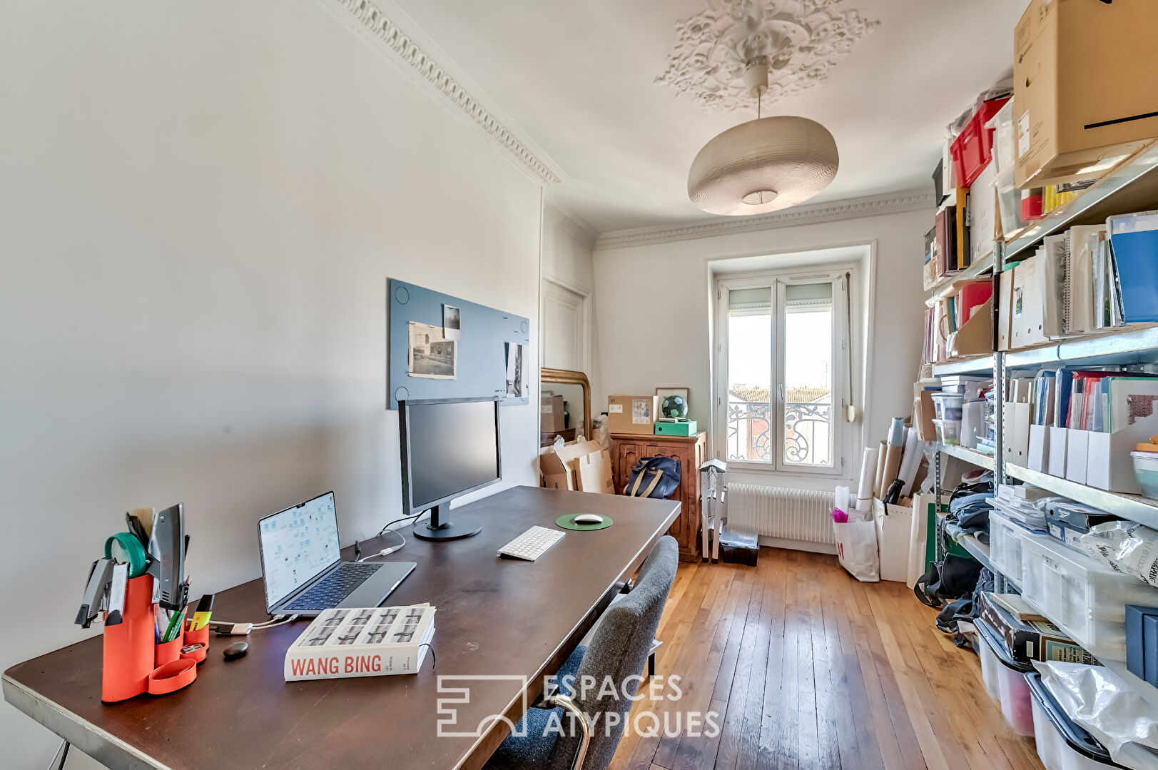 Bright top floor with view