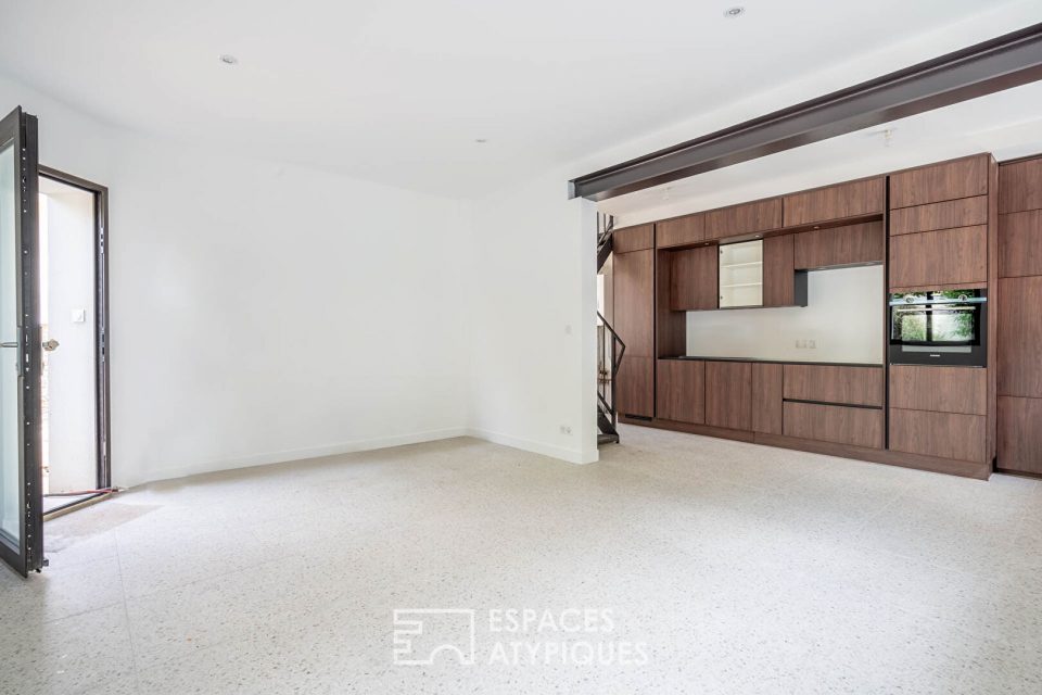Duplex avec jardin dans copropriété Art déco