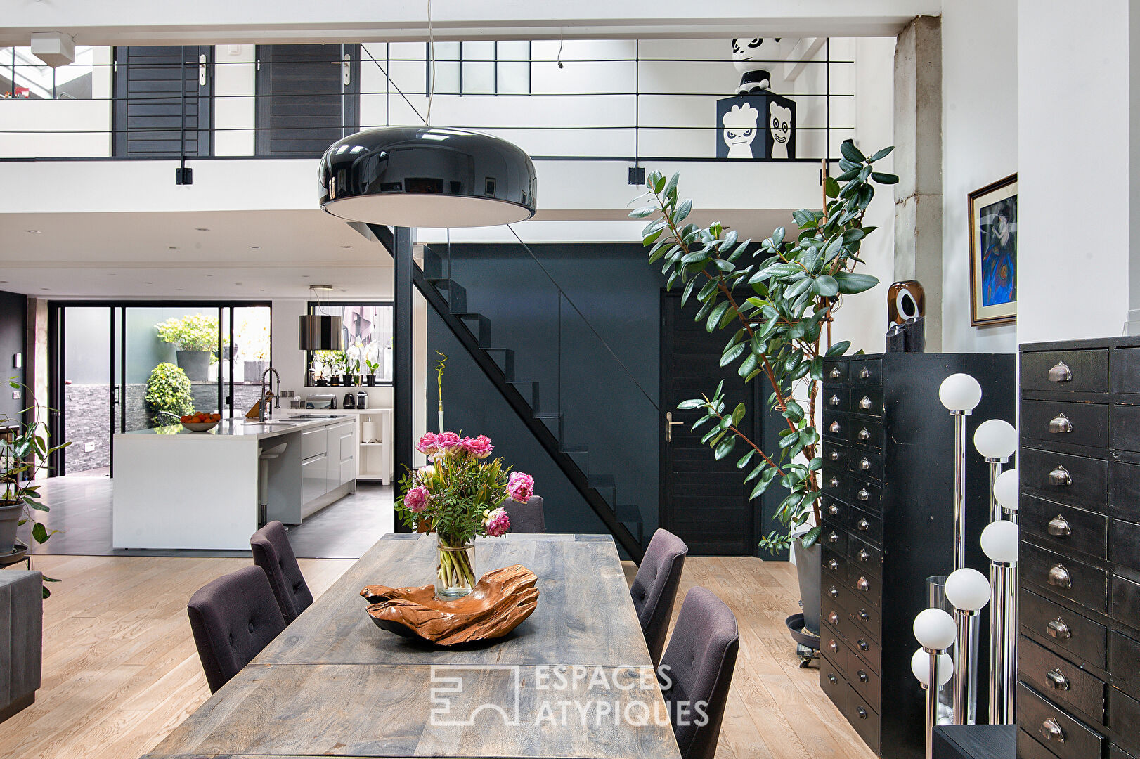 Old carpentry renovated into a Loft