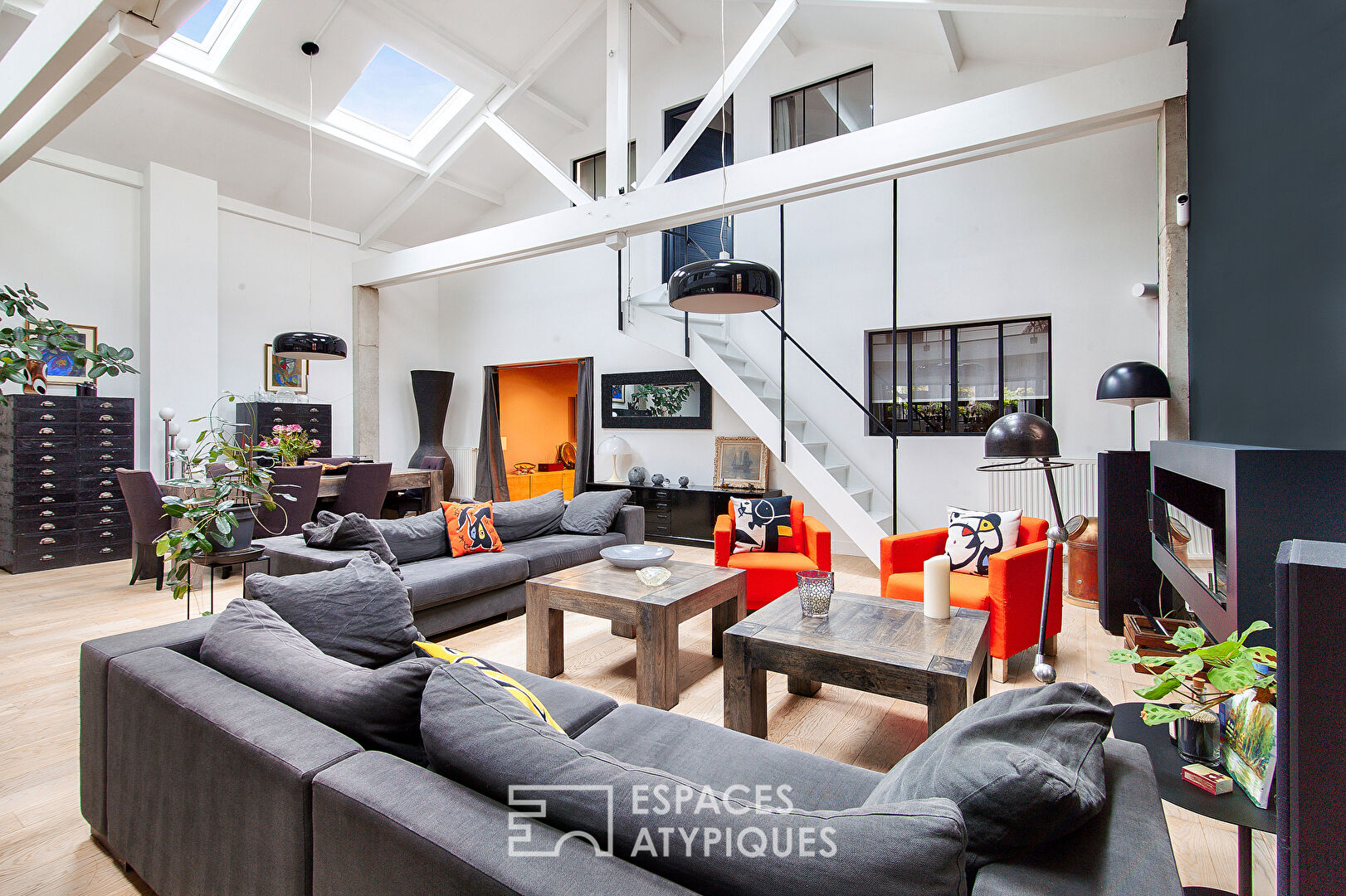 Old carpentry renovated into a Loft