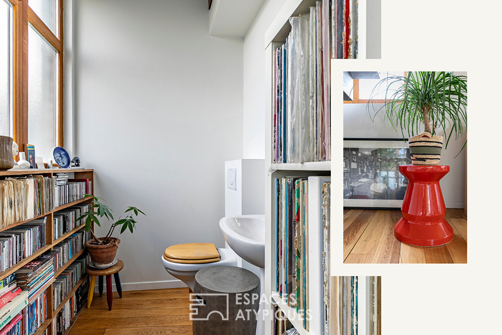 Duplex loft with terrace in a former grain factory