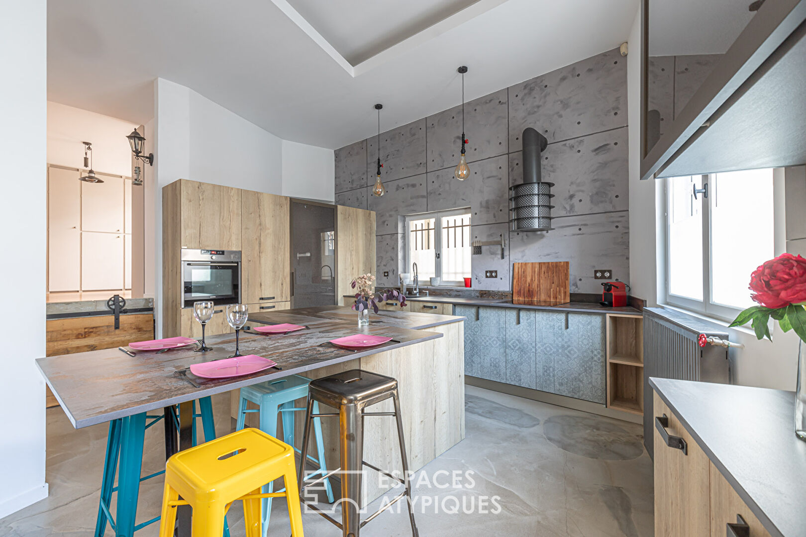 Family loft with shared garden