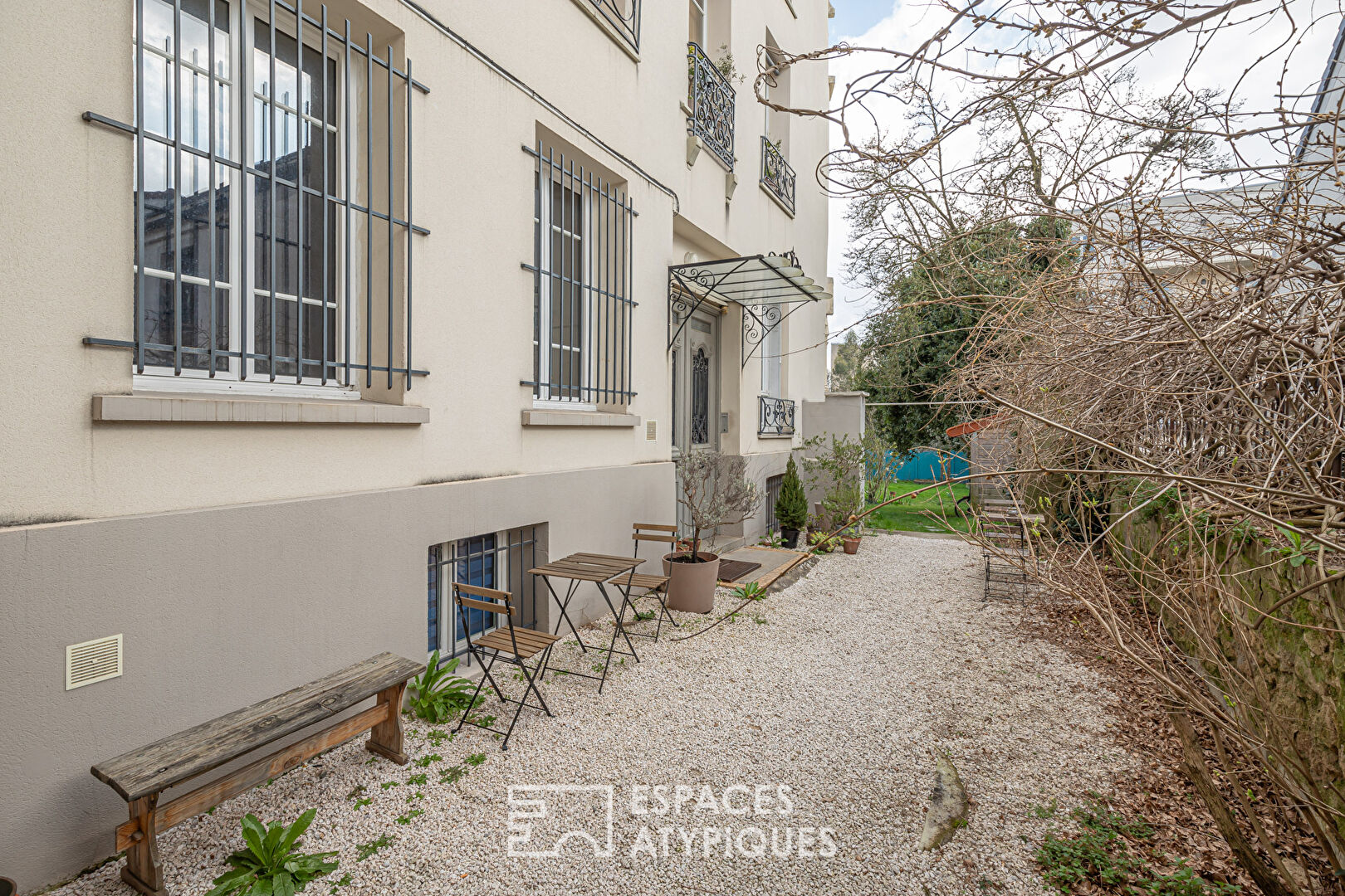 Loft familial avec jardin partagé