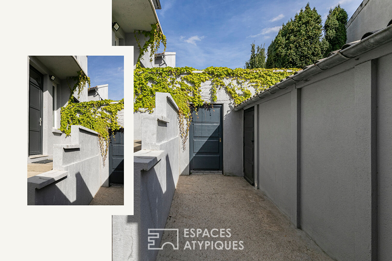 Family house with double garage and terrace