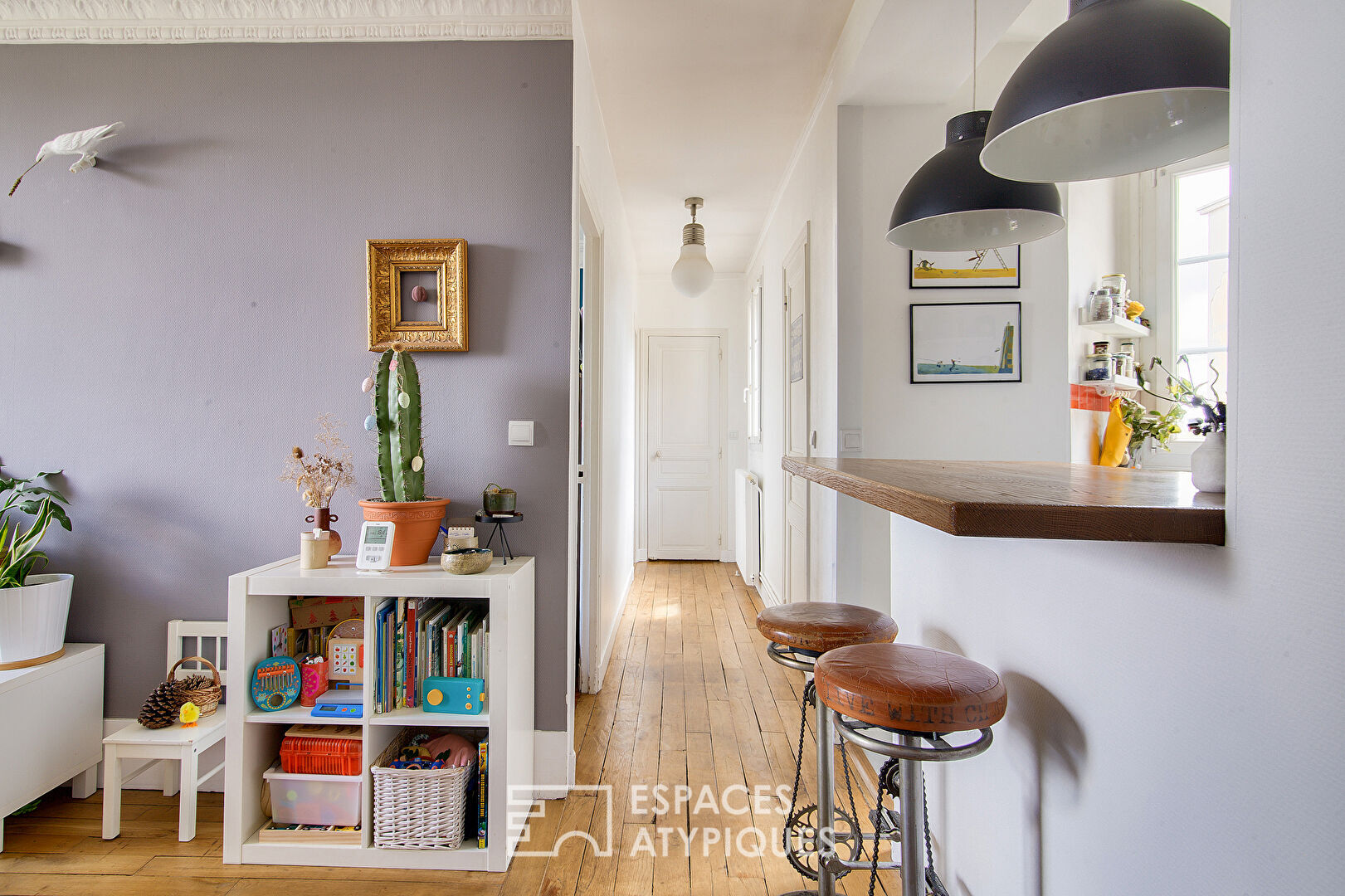 Top floor apartment with elevator